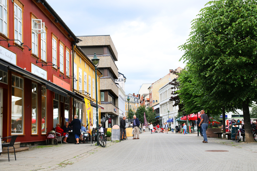 Søndre torv med gågate