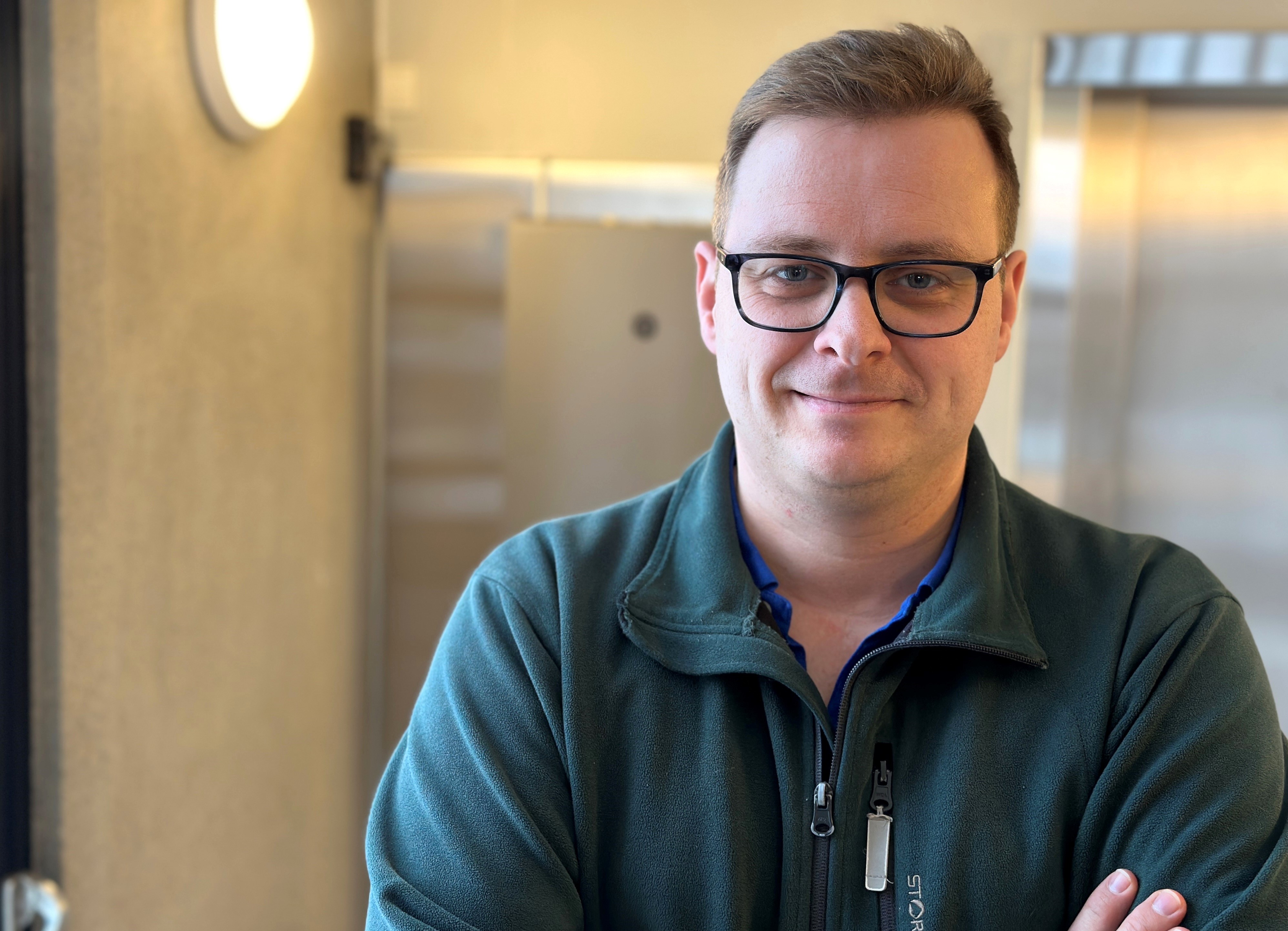 Bildet viser kommuneoverlege Christian Skari