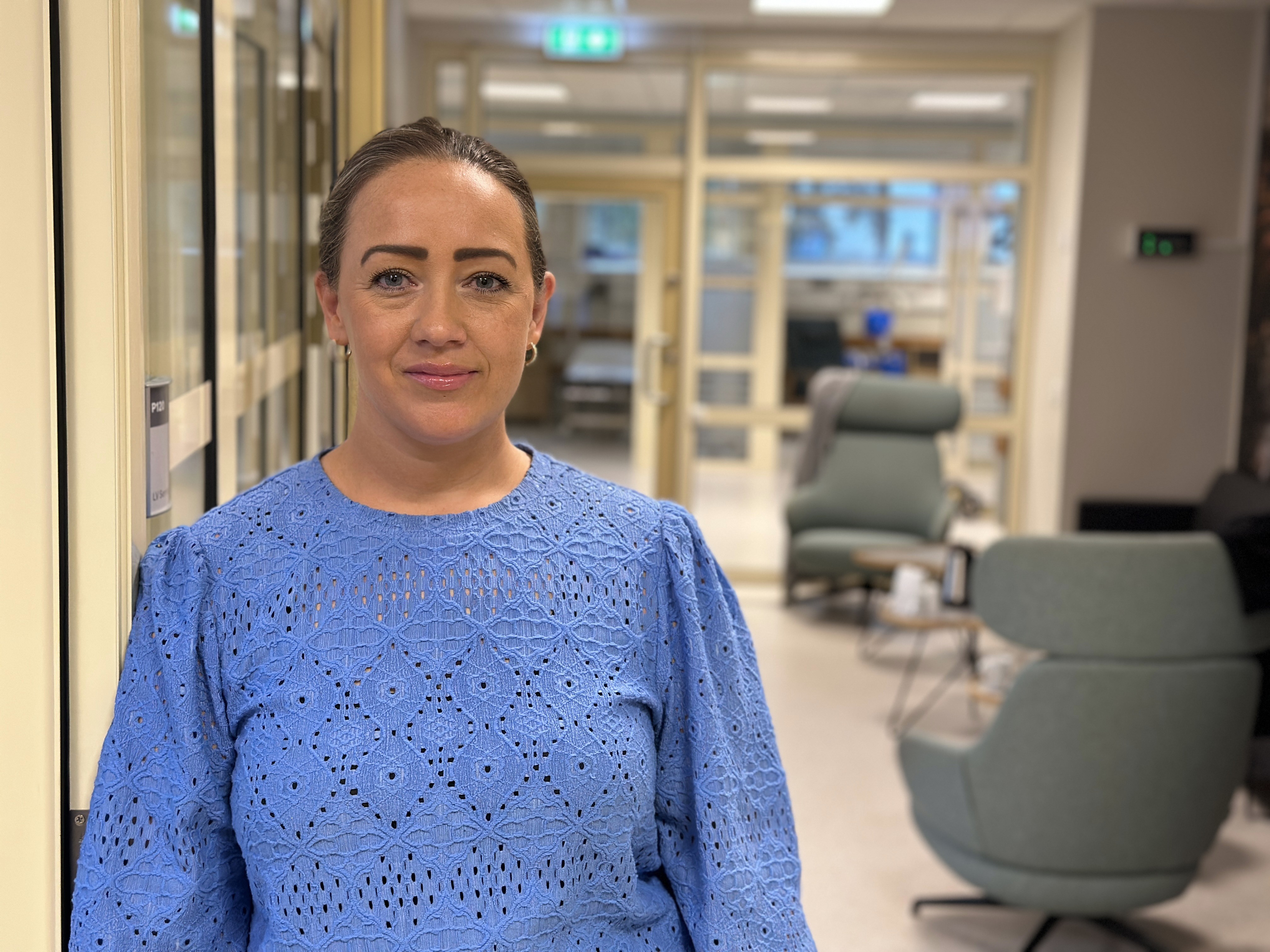 Bildet viser prosjektleder Berit Aaskj&aelig;r-Pedersen 