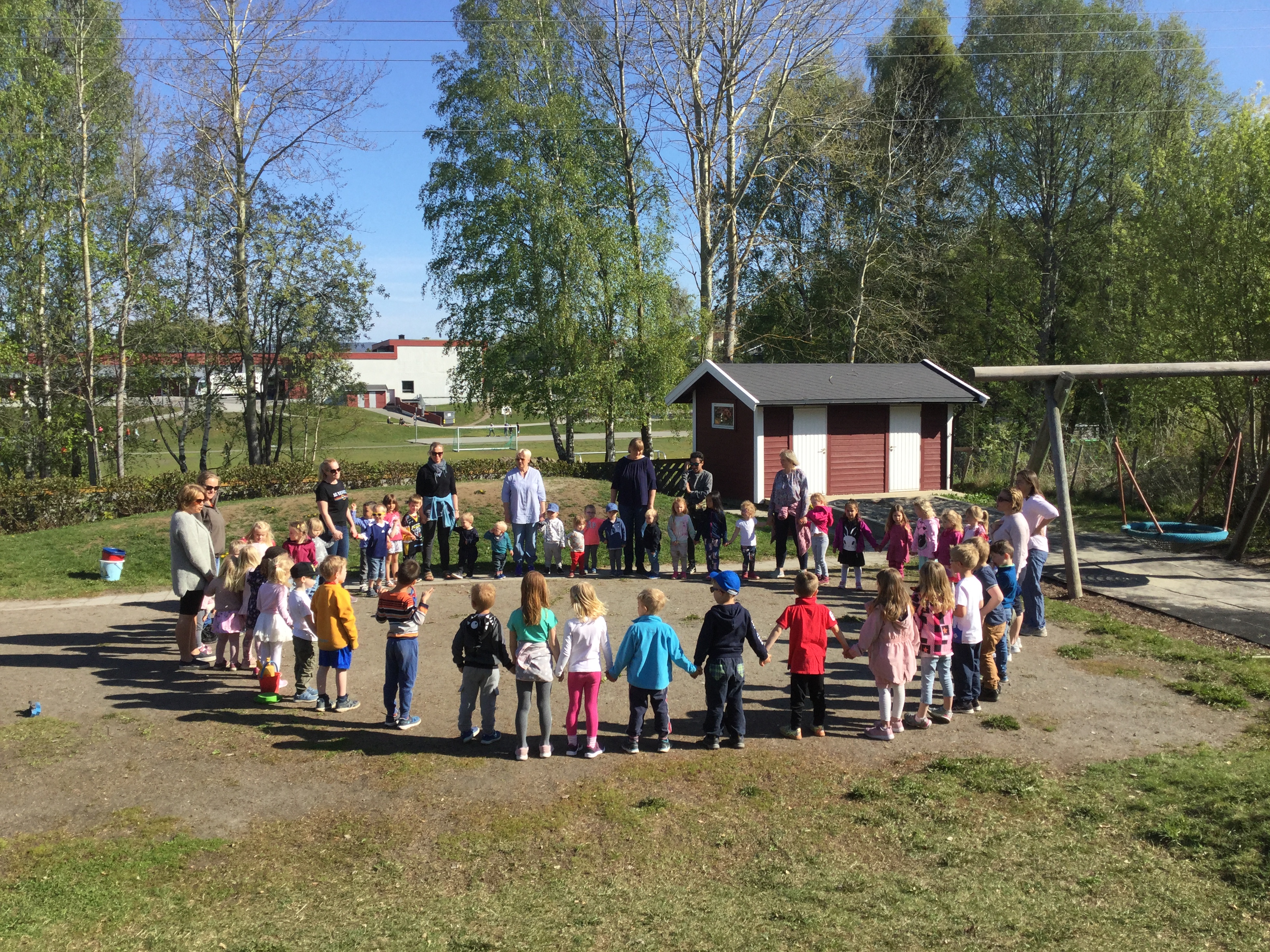 Samling ute