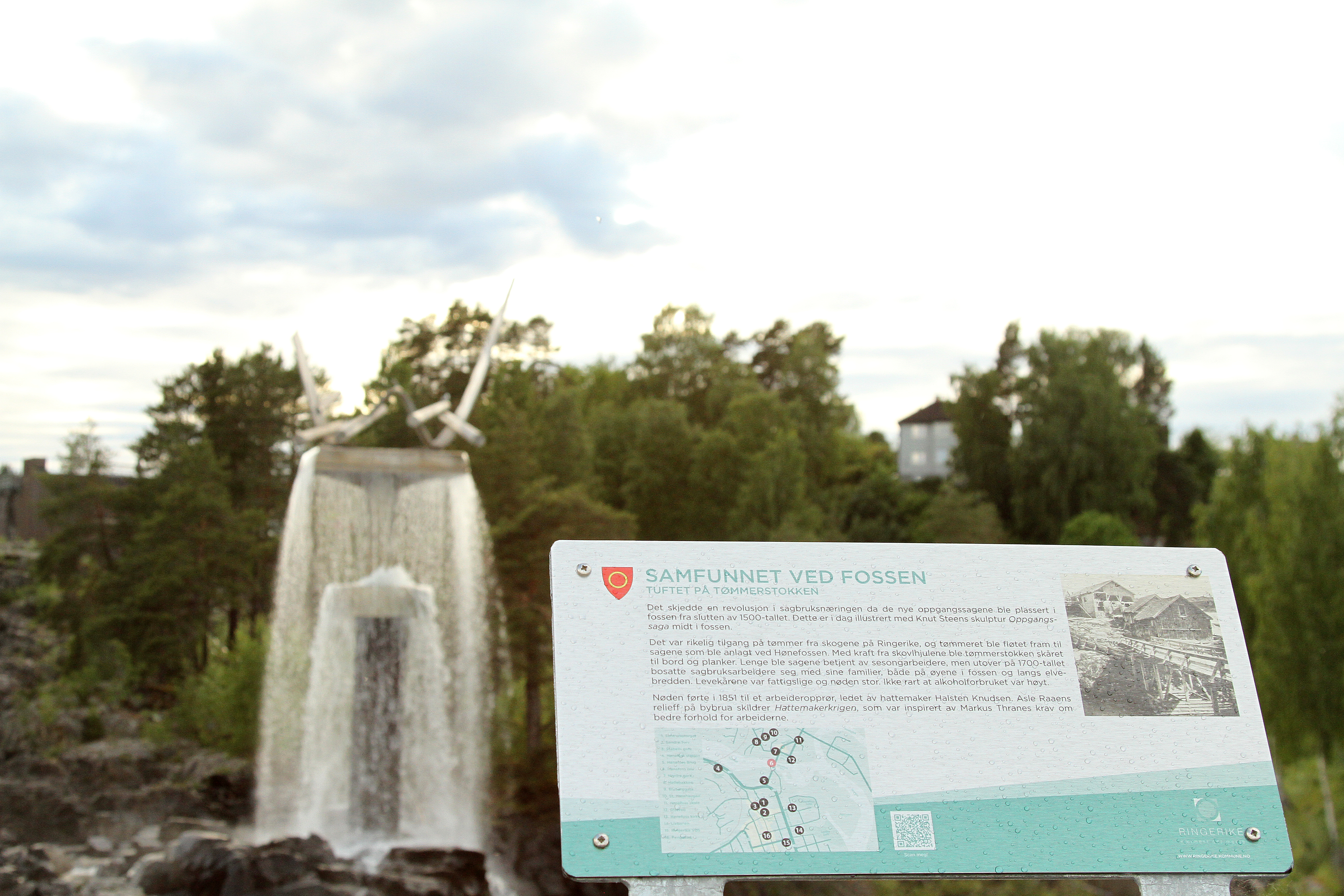 6 Fossen Skilt 6 Fossen. Foto: Dag Fekjær Johansen