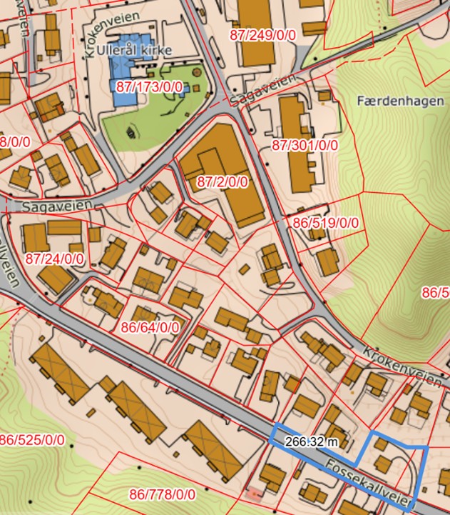 Kartutsnitt planområdet Fossekallveien 7.jpg