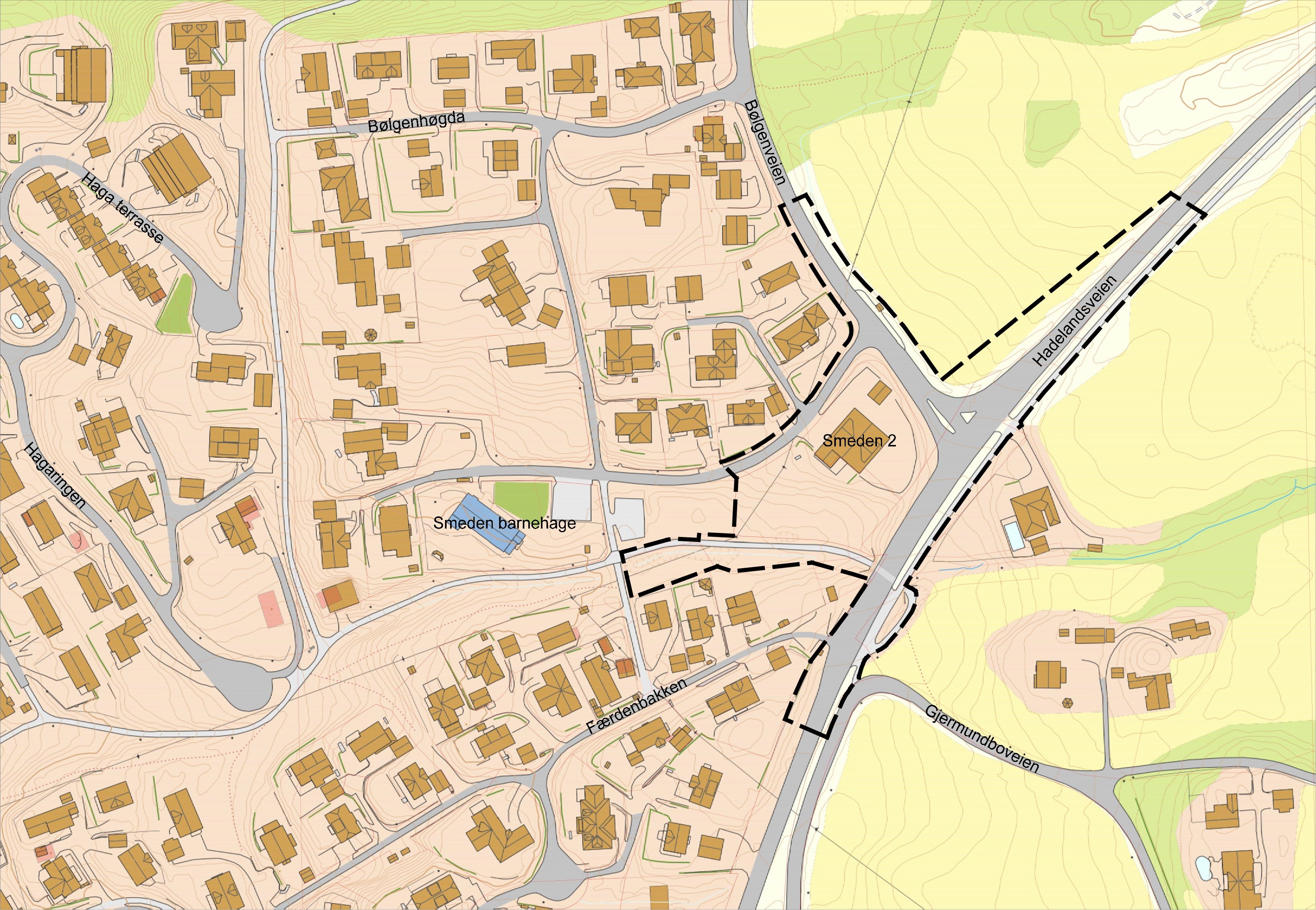 Planavgrensning, Smeden 2