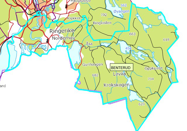 Opptaksområde Benterud skole